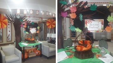 Pudsey care home Residents get harvest festival ready